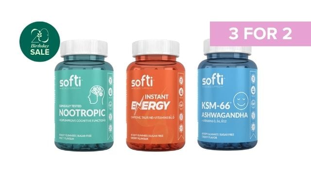 Buy 3 Pay for 2 on Softi Gummies Cover Image